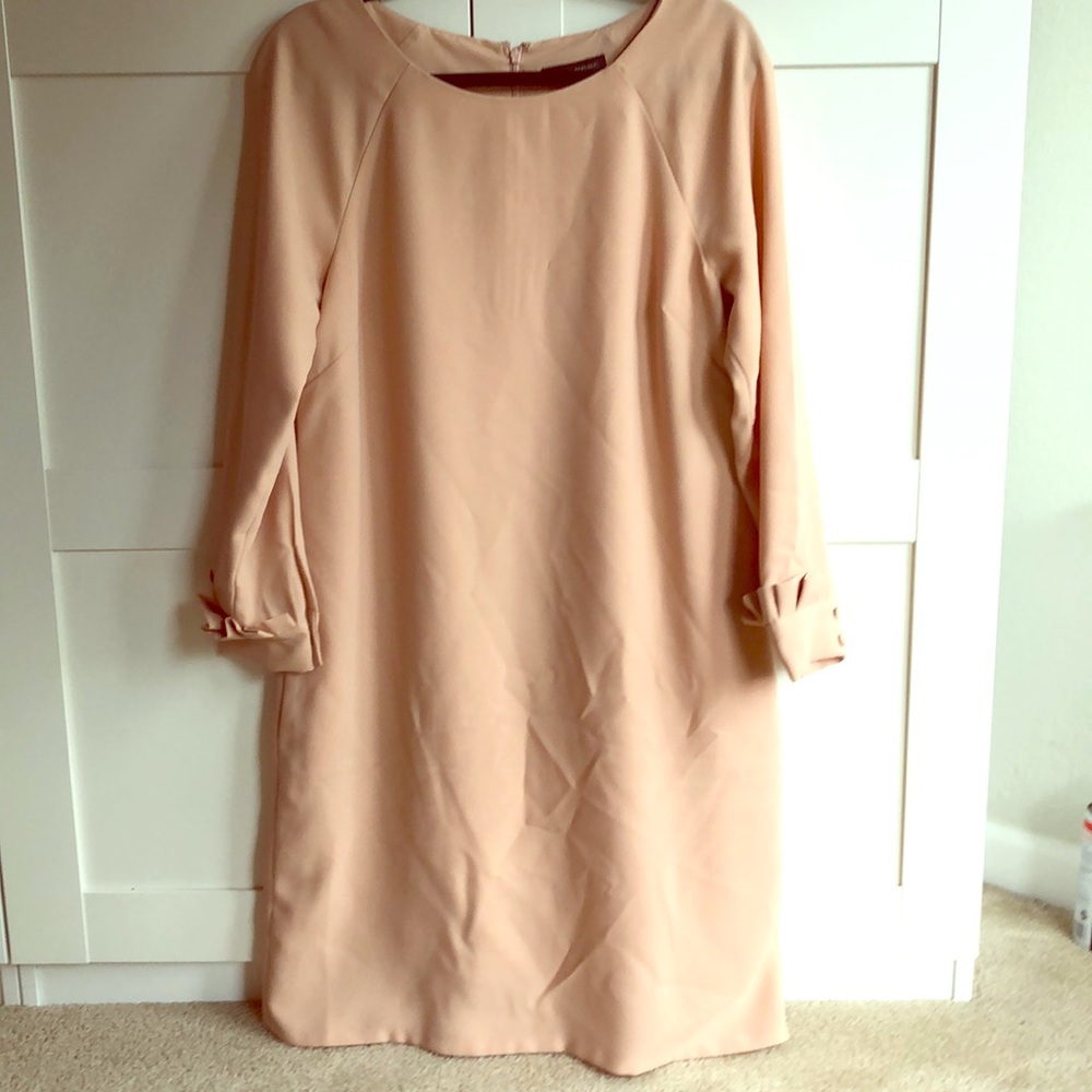 Banana Republic tan dress